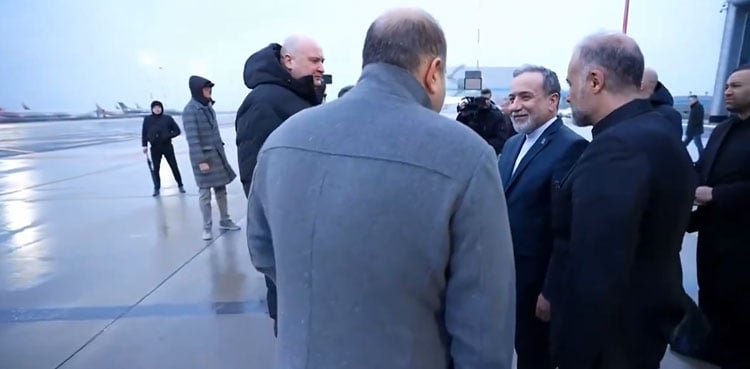 Iran FM Araghchi lands in Russia for talks with President Putin