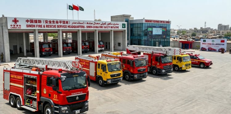 Chinese companies to provide modern firefighting equipment to Sindh