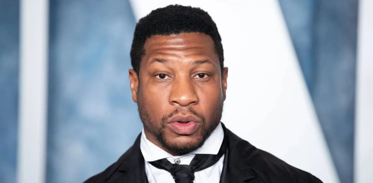 Jonathan Majors on-set mishap caught on camera
