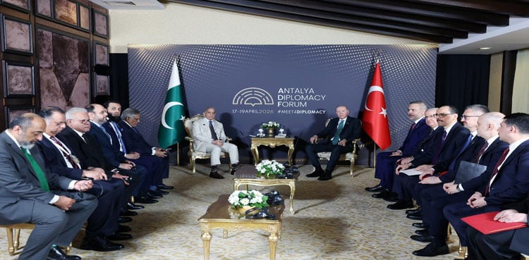 Prime Minister meets President Erdoğan on sidelines of Antalya Diplomacy Forum