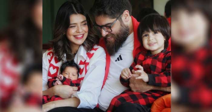 Srha Asghar announces third pregnancy in viral paparazzi-style video