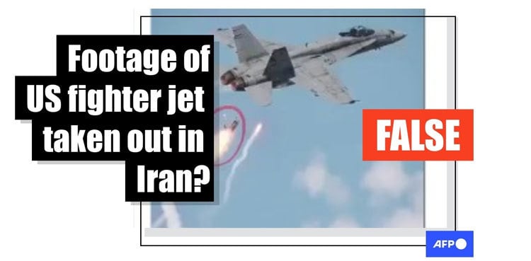 Fact Check: Clip shows video game simulation, not US warplane downed in Iran