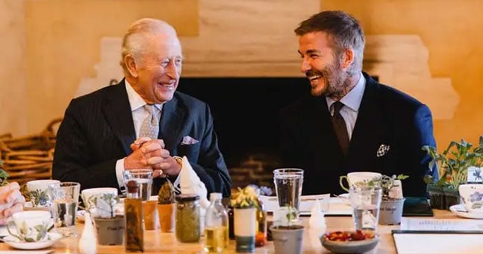 King Charles reunites with Sir David Beckham after Knighthood at Highgrove