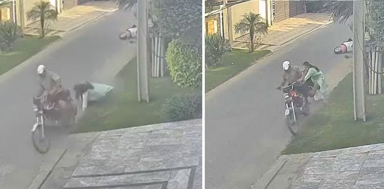 Girl scooterist robbed in broad daylight in Lahore