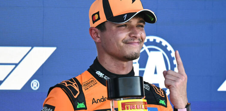 Norris on sprint pole as McLaren shine again