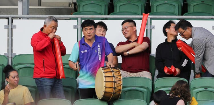 ‘Rare, meaningful’: North Korean football team ventures into South