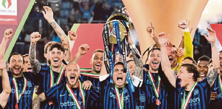 Inter Milan win Italian Cup to secure domestic double