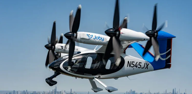 Electric air taxis take flight over New York and look like something out of The Jetsons