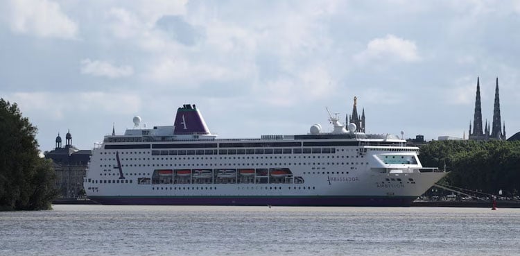 Cruise ship, carrying many Brits, stranded in France after stomach flu outbreak