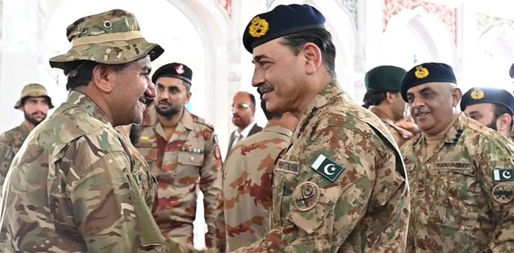 Field Marshal celebrates Eid-al-Adha with frontline troops in Zhob, Balochistan: ISPR