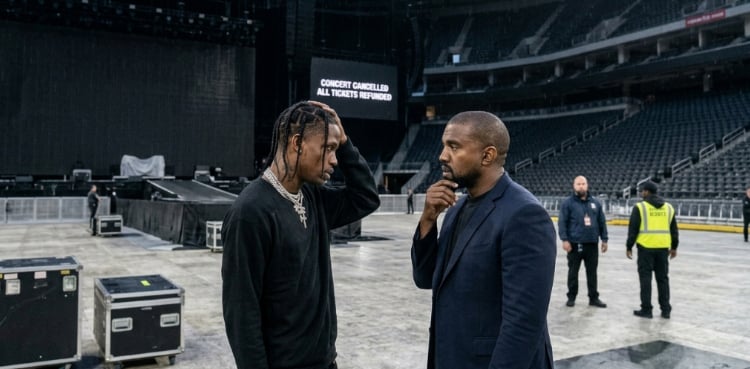 Kanye West, Travis Scott concerts cancelled