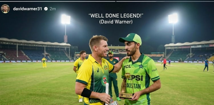 David Warner lauds Arafat Minhas after sensational debut spell