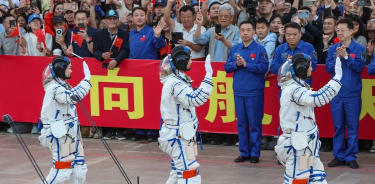China sends astronaut on year-long space mission as it eyes 2030 moon landing