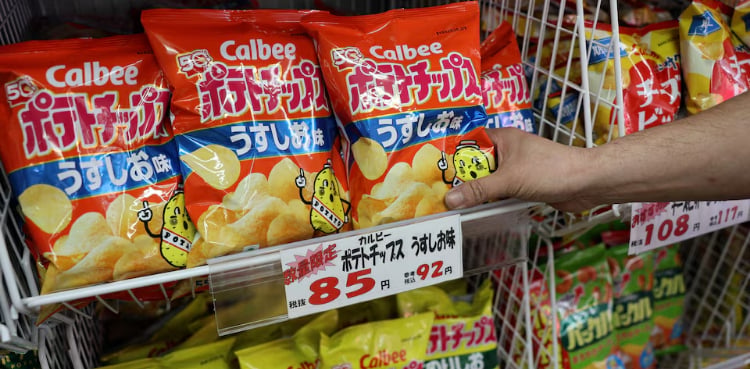 Iran war takes colour out of Japanese snack maker Calbee’s chips packaging