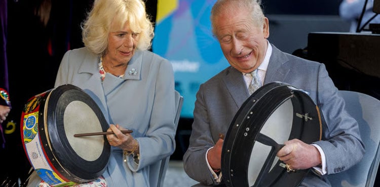 King Charles Shows Off His Rhythm on Northern Ireland Royal Tour