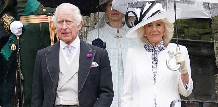 King Charles and Queen Camilla host garden party