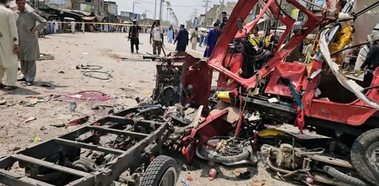 Two traffic policemen among 9 martyred in Lakki Marwat market blast