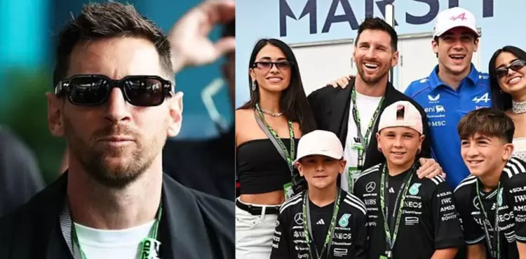 Messi Steals the Spotlight at Miami Grand Prix with Antonela by His Side