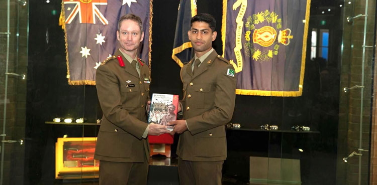 Pak Army Cadet Sardar Arsam Abbas declared Best Foreign Military Cadet in Australia