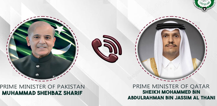 PM Shehbaz, Qatari counterpart discuss regional peace efforts