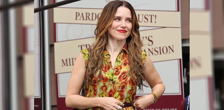 Sophia Bush recently spotted filming for the show Tell Me Lies in New York City