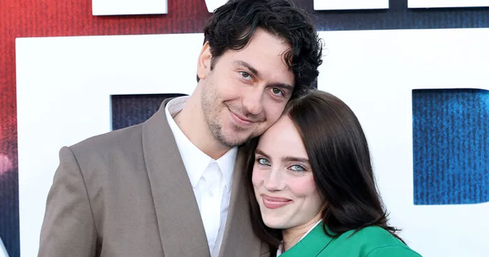 Billie Eilish, Nat Wolff go official on red carpet at her concert film launch