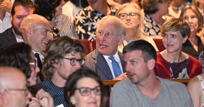 King Charles surprises audience as he takes public seat at ‘The Tempest’