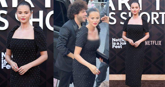 Selena Gomez, Benny Blanco enjoy date night at Martin Short documentary premiere