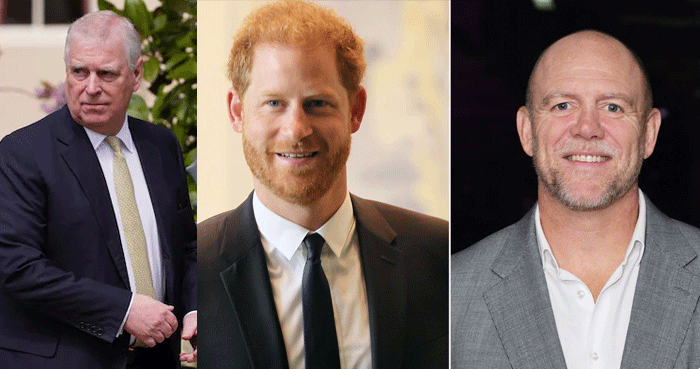 Mike Tindall makes playful jabs at Prince Harry and Andrew during live event