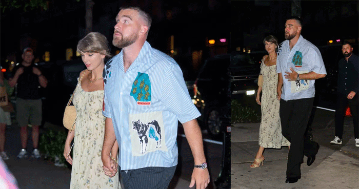 Taylor Swift enjoys fourth NYC outing this week with fiancé Travis Kelce