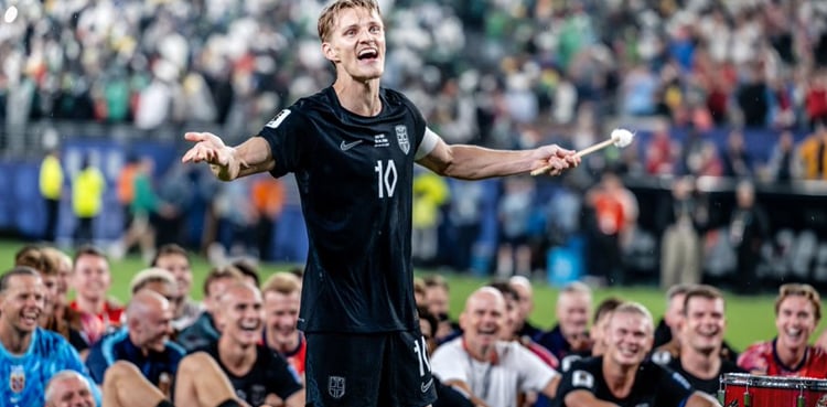 Norway celebrate their return to World Cup stage in style