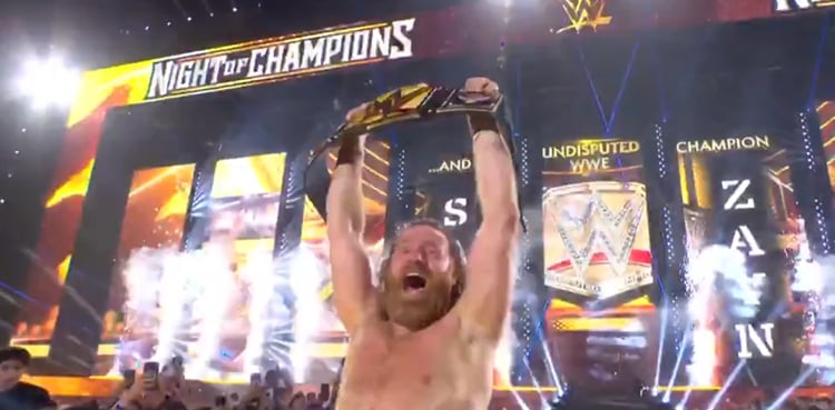 Sami Zayn overcomes odds to win Undisputed WWE Championship