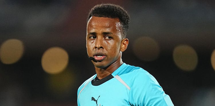 Somali referee axed from World Cup after being den