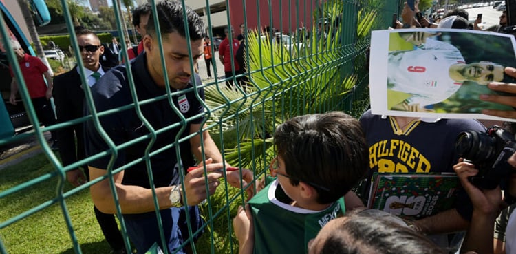 Iran’s World Cup team finds supporters in Mexico