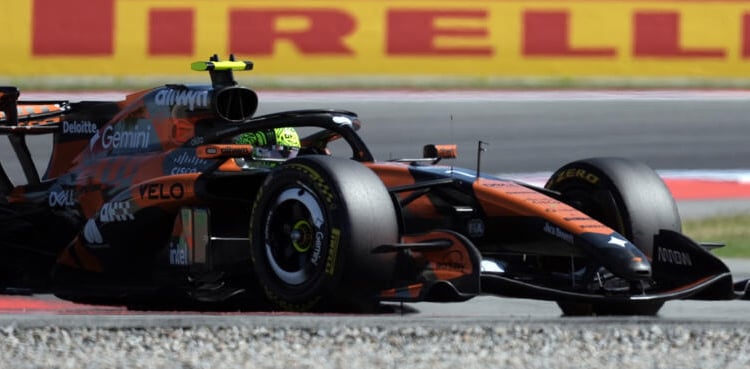 McLaren’s Norris pips Russell in second Barcelona F1 practice