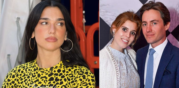 Princess Beatrice’s husband reacts to Dua Lipa’s viral photos