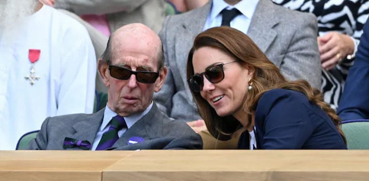 Wimbledon welcomes its oldest Royal: The 90-year-old Duke of Kent
