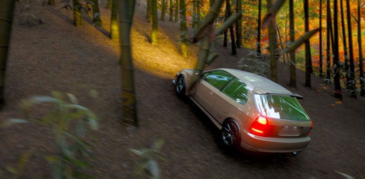 Forza Horizon 6 Arashiyama run: Smash Bamboo for season points