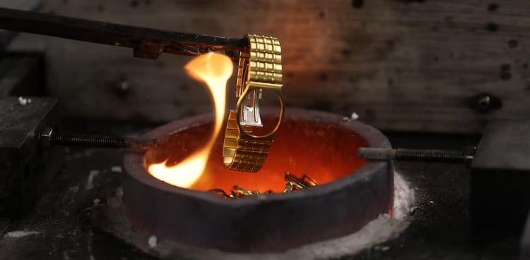 Gold fever sends some vintage luxury watches to the melting furnace