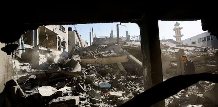 Israeli strike in Gaza kills seven people, including two women, medics say