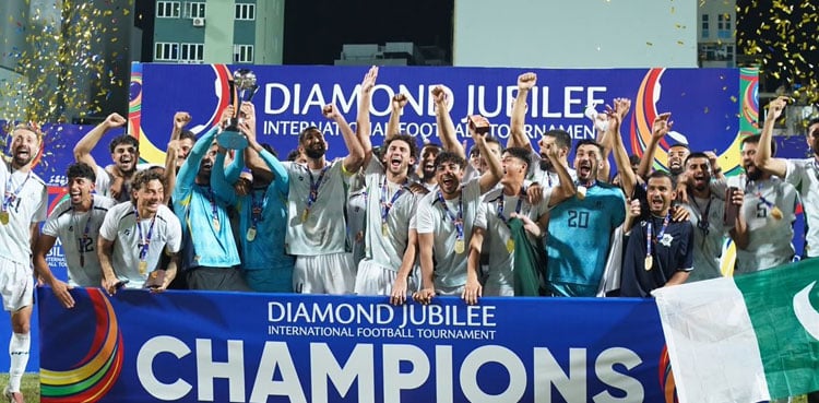 Pakistan thrash Afghanistan 2-0 to win Diamond Jubilee football title