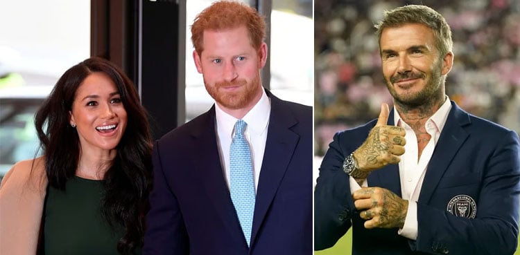 David Beckham shines in US spotlight while Sussexes struggle