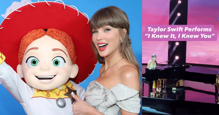 Taylor Swift turns ‘Toy Story 5’ premiere into concert with live debut of new song