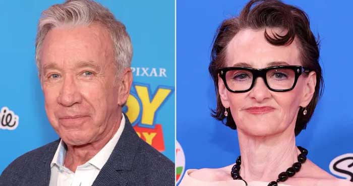 Toy Story 5 premiere: Tim Allen, Joan Cusack pose with kids