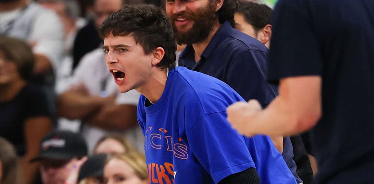 Timothée Chalamet celebrates Knicks’ historic NBA Championship triumph