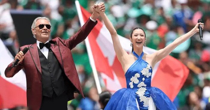 Andrea Bocelli, EJAE debut FIFA World Cup 2026 anthem ‘DNA’ at opening ceremony