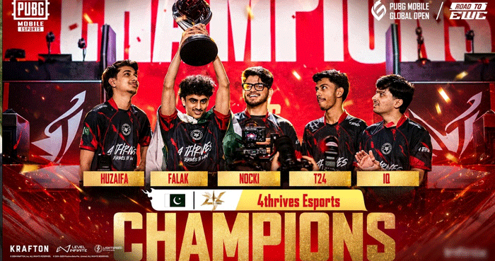 Pakistan’s 4Thrives wins historic PUBG Mobile Global Open 20