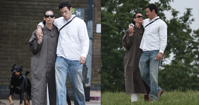Dua Lipa, Callum Turner enjoy comfy casual walk after London wedding