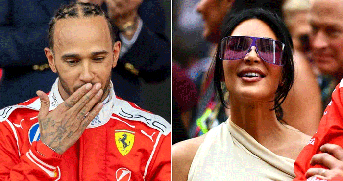 Lewis Hamilton shows cute gesture to Kim Kardashian at F1 Monaco Grand Prix