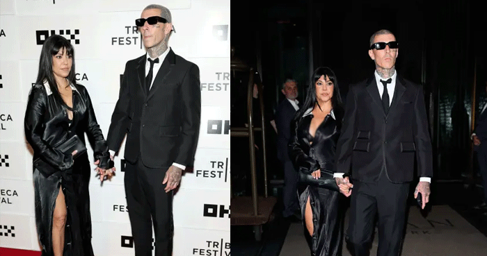 Kourtney Kardashian supports Travis Barker at premiere of his documentary